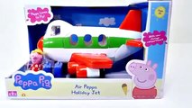 Пеппа свиньи гигантский реактивный самолет полет Приключение играть доч Привет Китти мутный лужа Дети Игрушки