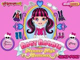 BARBIE Y LOS VESTIDOS DE MONSTER HIGH! - BABY BARBIE MEETS MONSTER HIGH! MONSTER HIGH COSTUMES!