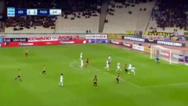 Το Καταπληκτικό Γκολ του Αραούχο - ΑΕΚ - ΠΑΟΚ 1-0 12.03.2017 (HD)