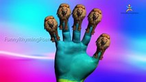 lion V/S eagle Finger family 3d rhyme | Animated Nursery Children Finger Family song