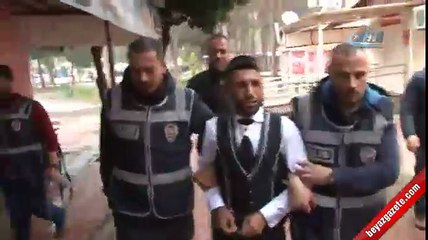 Aranan şahıs düğün günü damat tıraşı olurken yakalandı