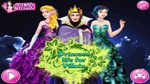 Disney Princesses and Villains - Elsa Snow White Anna Ariel Dress Up Game for Kids