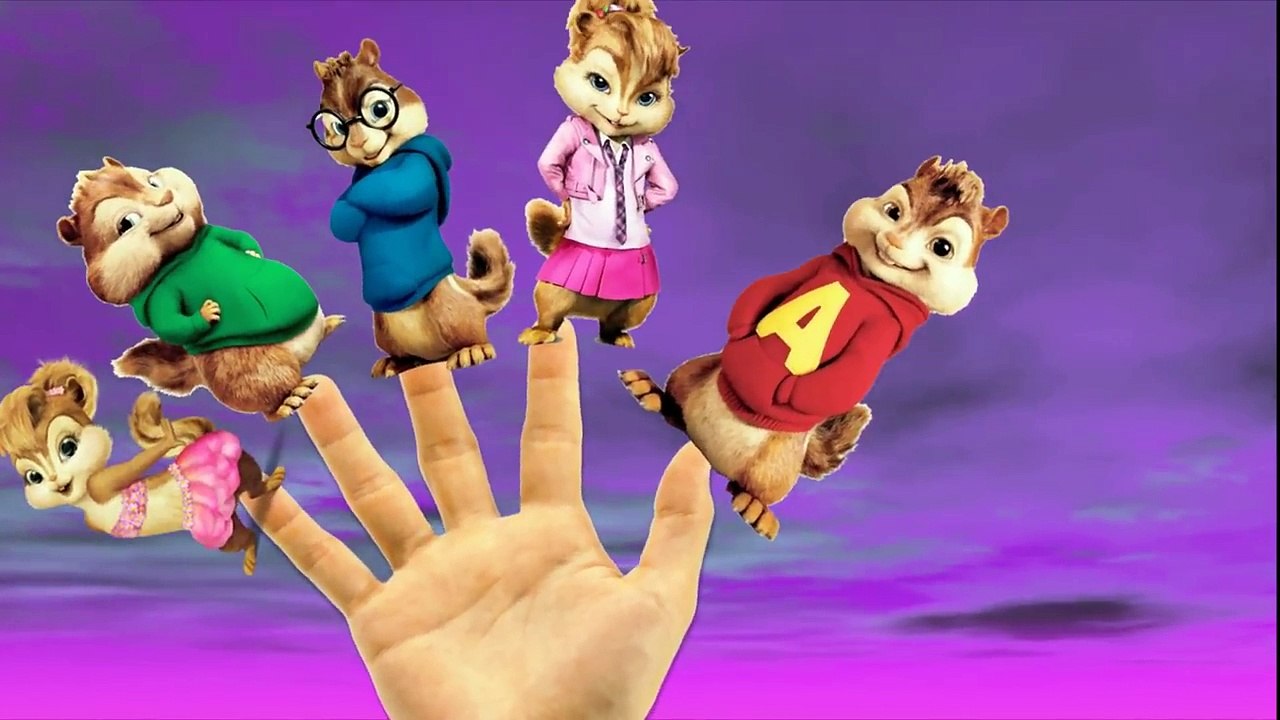 Nursery Rhymes Video | Chipmunks-Ants-Tomato-Bus Cartoons Finger Family Children Nursery R