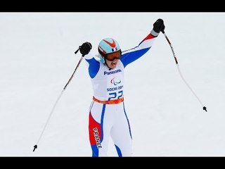 Solene Jambaque (1st run)| Women's giant slalom standing | Alpine skiing | Sochi 2014 Paralympics