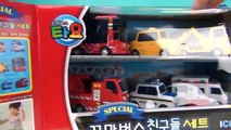 Tayo Bus Toy Car Thomas Train Parking Lot Robocar Poli School Bus Video for Kids Learning