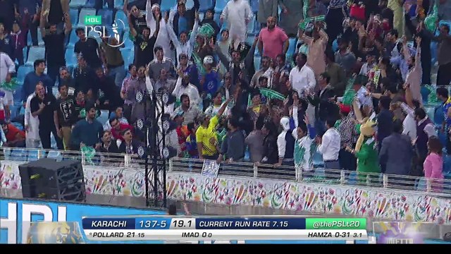 PSL 2017 Match 15- Karachi Kings v Quetta Gladiators - Kieron Pollard Batting