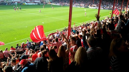 Deuxième but de Mouscron contre Courtrai