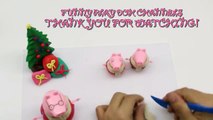 SANTA CLAUS Surprise Play Doh Christmas Toys Frozen - Play doh peppa pig presents