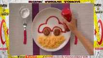 Ketçap Kullanarak Yemek Süsleme Çocukların Sevdiği Reklamlar  Komik Video