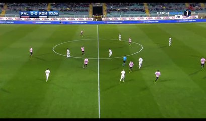 Ilija Nestorovski Goal Annulled HD - Palermo 1-0 AS Roma - 12.03.2017