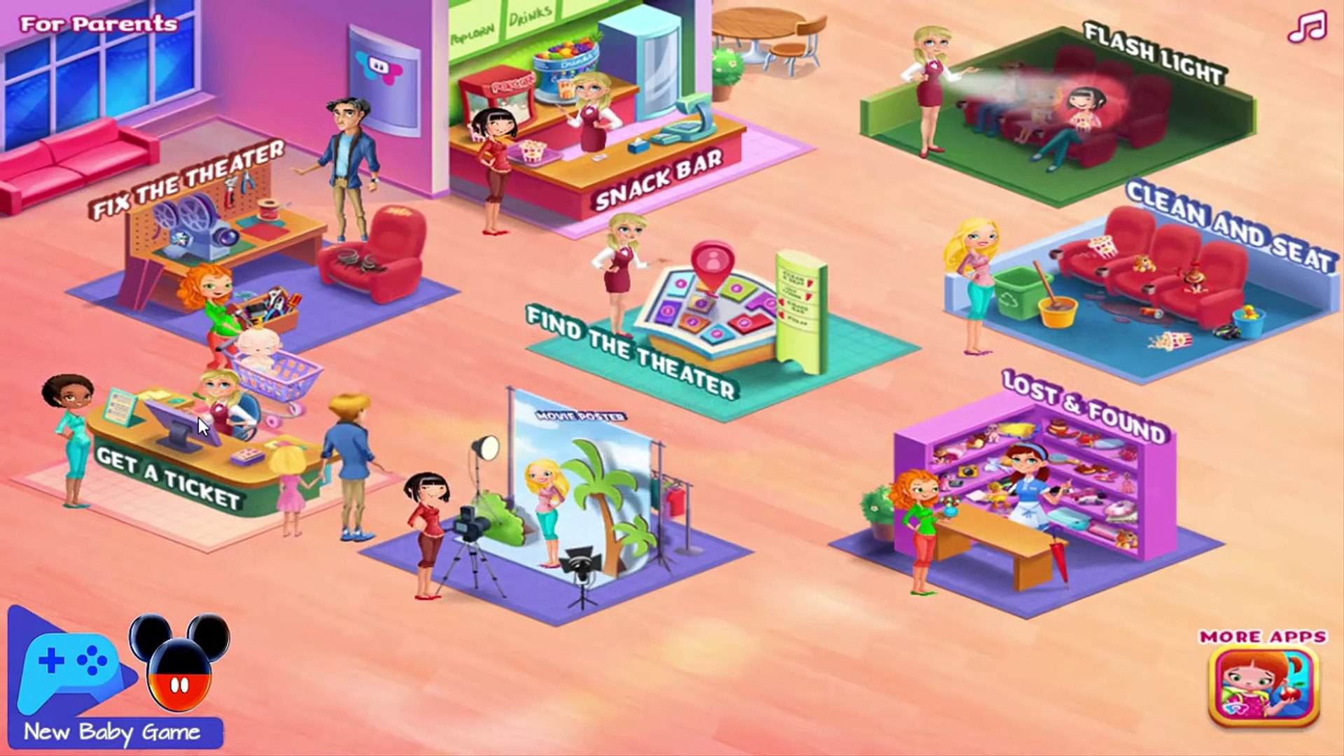 Kids Movie Night - Android gameplay TabTale Movie apps free kids best