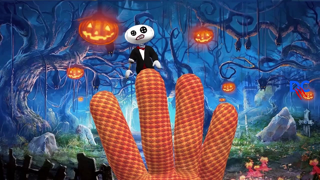 Finger Family Halloween Dracula | Pumpkin Head Cartoons Finger Family Nursery Rhymes for C