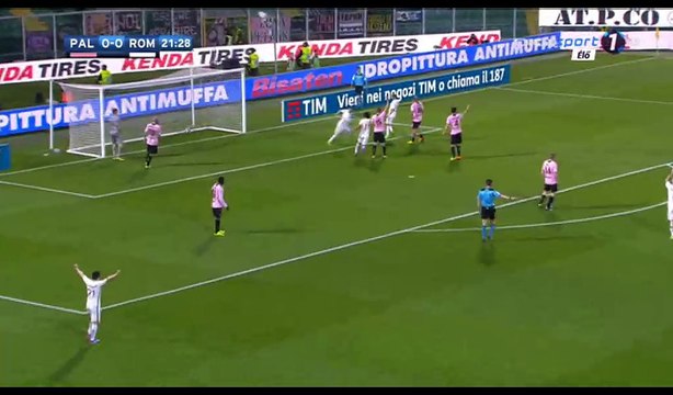 Stephan El Shaarawy Goal HD - Palermo 0-1 AS Roma - 12.03.2017