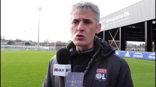 Gérard Prêcheur après OL-Rodez 1/4 CdF