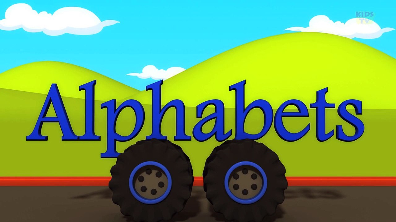Alphabet on wheels | abc song for kids | car video | Numbers | Colors | Shape