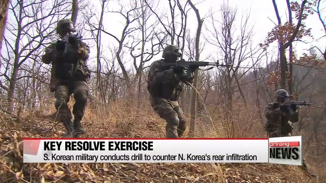 Military conducts drill to counter N. Korea's rear infiltration