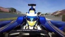 VÍDEO 360°: Vuelta On-Board de Marcus Ericsson en su Sauber F1 al circuito de Montmeló