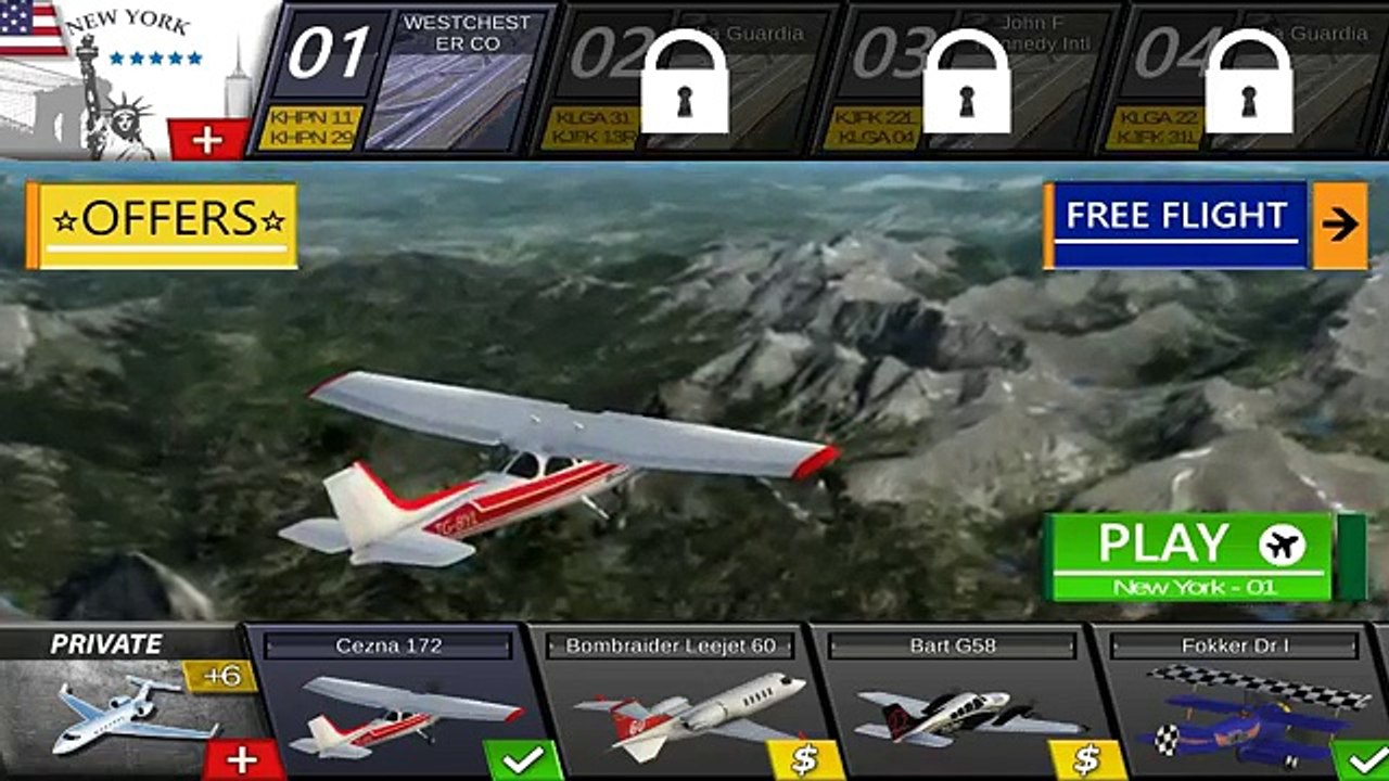 Flight Simulator 2016 HD Android Gameplay (HD)