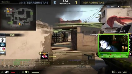 CS:GO - INHUMAN RANK S 1v4 CLUTCH