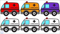 Colors for Children to Learn with Street Vehicles - Colours for Kids to Learn - Learning V