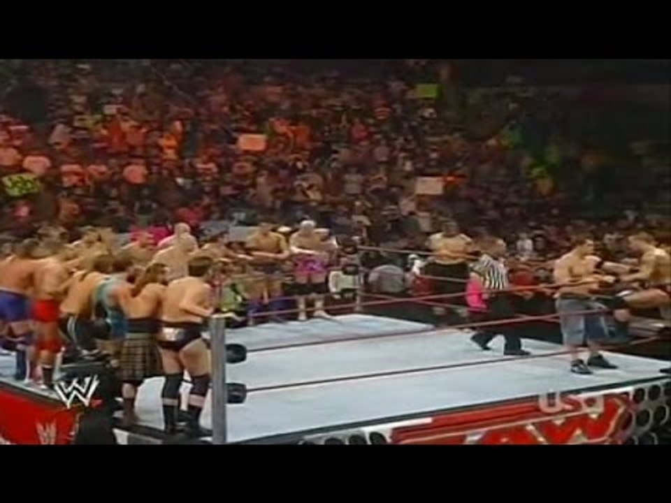 Randy Orton & John Cena vs 14 Man ( Handicap Match )