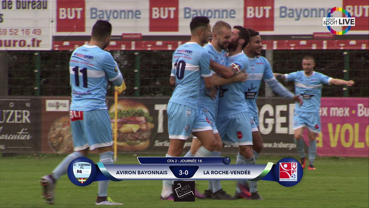 CFA2 (j18) - RÉSUMÉ BAYONNE vs LA ROCHE VF