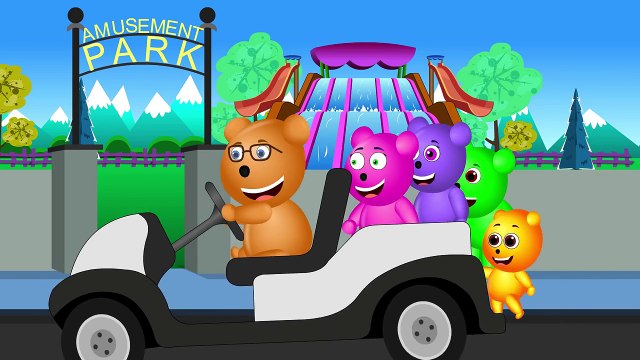 Mega Gummy Bear Bedtime Story With 3 Little Pigs Finger Family nursery rhymes for kids | G