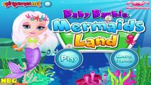 Barbie Mermaids Land - Baby Barbie Little Mermaid Game for Girls