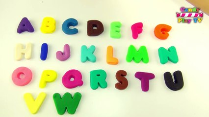 Play DOH Learning videos for kids - Learn abc for kids with play doh Letter A, B and C