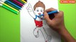 Nickelodeon Paw Patrol Marshall Coloring Page! Fun Coloring Activity for Kids Toddlers Chi