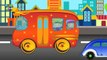 Wheels On The Bus Go Round And Round - 3D Animation Kids Songs | Nursery Rhymes for Child