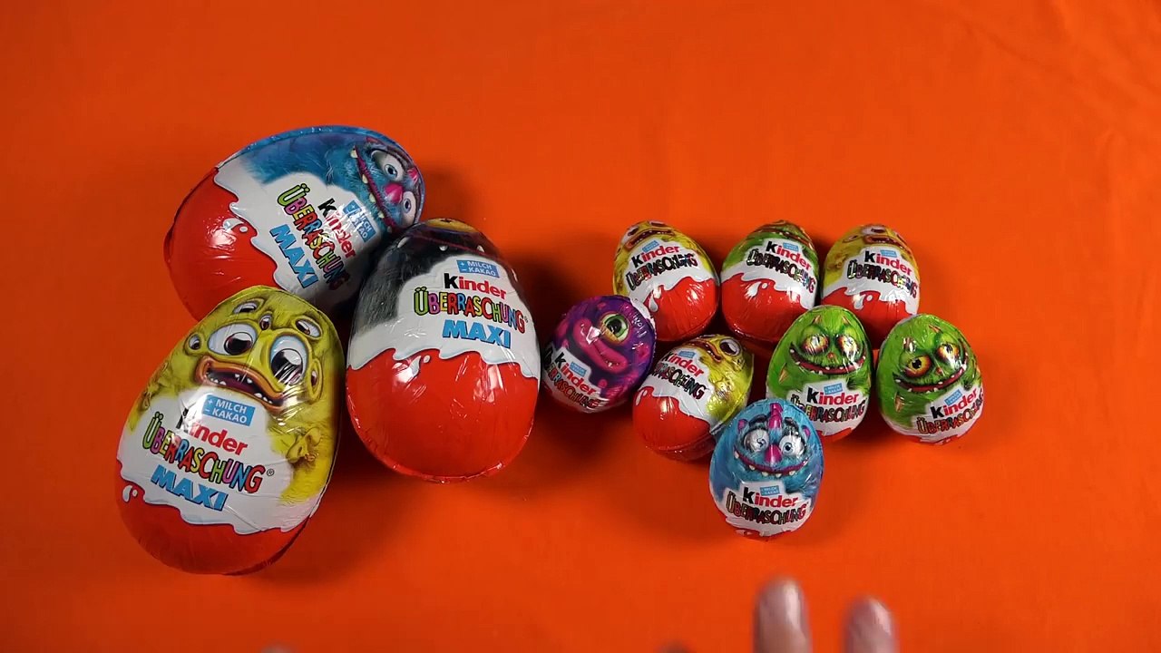 FLYING SURPRISE EGGS Maxi Halloween Surprise Eggs Kinder Jaja new Unboxing Disney Collect