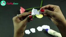 How to Make Paper Flowers  Rolled Paper Roses DIY Easy Tut