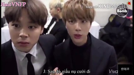 [VIETSUB] [ JINIE] Jin dạy Jimin trở thành mỹ nam