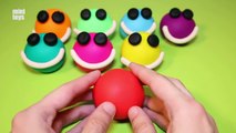 Play and Learn Colours with Play Dough Smiley Face Zoo Animal Molds Fun & Creative for Kid