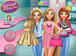 Download Video: Disney Princess Elsa Anna Ariel Rapunzel & Sofia Go Shopping - Frozen Princess Girls Dress