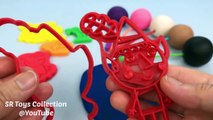 Play-Doh Lollipops Candy with Ben & Holly Peppa Pig Ice Cream Molds Learn Colors for Childrens B