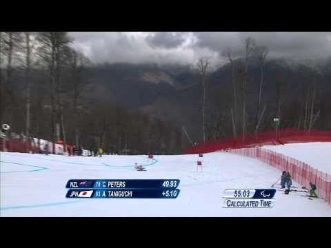 Men's giant sitting (1st run) | Alpine skiing | Sochi 2014 Paralympic Winter Games