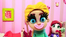 UGLY Elsa Makeover! Slime Makeup Hair Coloring Frozen Superhero