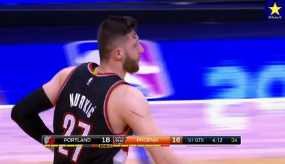 Jusuf Nurkić - 12 poena, 11sk., 3blk. protiv Sunsa (13.3.2017)