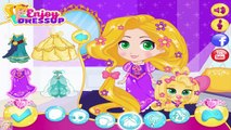 Disney Chibi Princess Maker - Baby Princesses Elsa Rapunzel Snow White Jasmine Ariel Dress