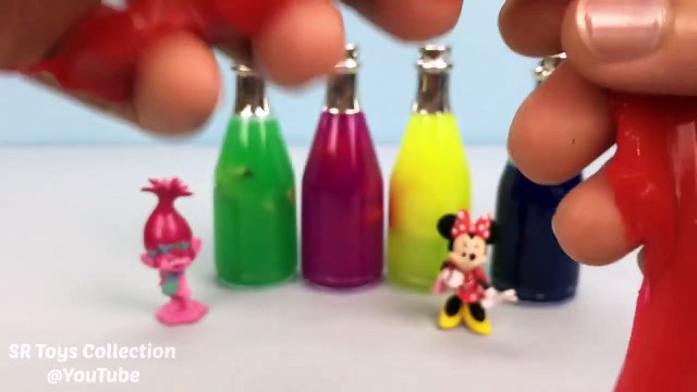 Learn Colors Gooey Slime Surprise Toys Bottles Minnie Mouse A