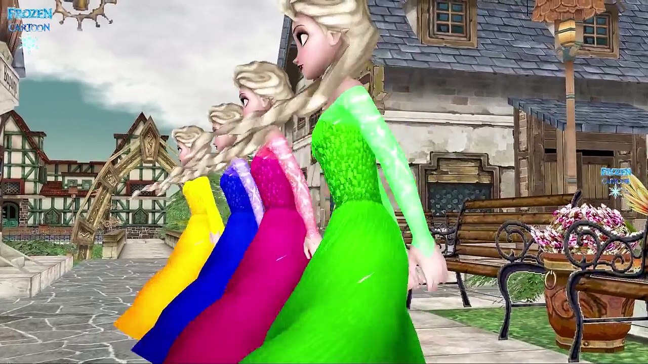 Frozen Elsa Animals Dinosaurs Mega Finger Family Collection | Frozen Elsa Finger Family So