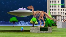 UFO Aliens Vs Dinosaurs 3D Animated Cartoon Short Movie For Children | Dinosaur Funny Comp