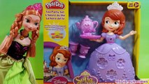 Play-Doh Cookie Monster Disney Sofia the First Tea Party Set Hasbro MsDisneyReviews dough-