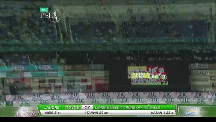 PSL 2017 Match 16- Peshawar Zalmi vs Lahore Qalandars - Pepsi Catch A Crore Moment