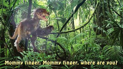 Finger Family Dinosaurs | T-Rex Daddy Finger Nursery Rhyme