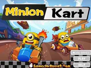 Minion Kart Car Racing Games for Kids Funny Minion