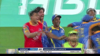 PSL 2017 Match 18- Karachi Kings vs Lahore Qalandars - Final Over