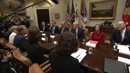 President Trump With CEOs of Small and Community Banks